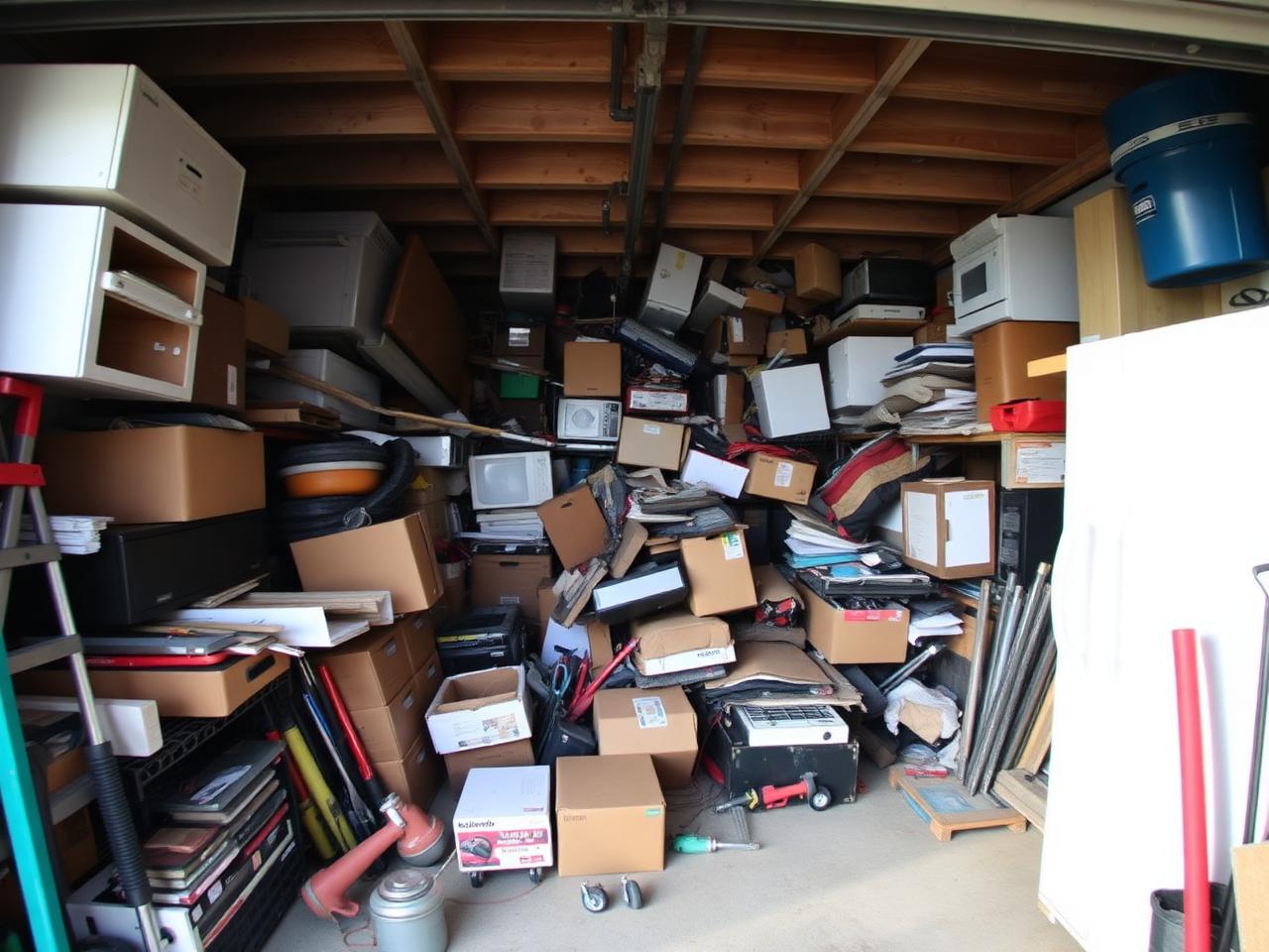 Before: Garage cleanout